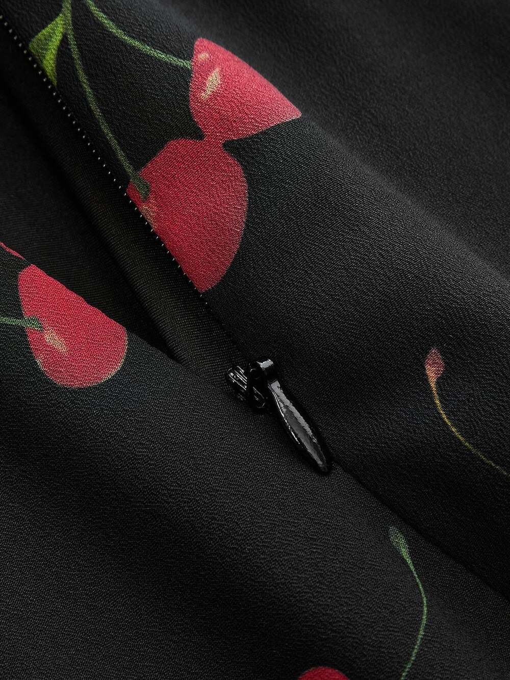 Commense Cherry Print Sleeveless V-Neck Mini Dress - Picture 4 of 8